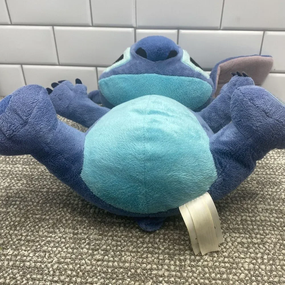 Lilo Stitch Disney Plush 14 Inch Soft‎ Big Ears Blue Cute Collectible